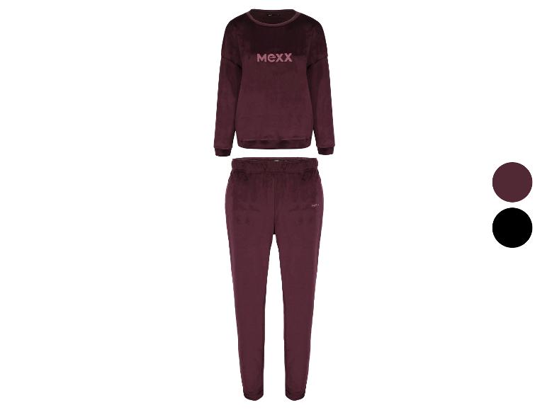 MEXX Damen Fleece-Pyjama, 2-teilig