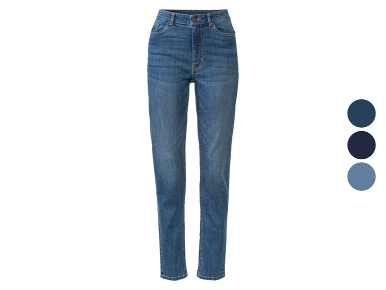 ESMARA® Damen Jeans, Straight Fit, normale Leibhöhe