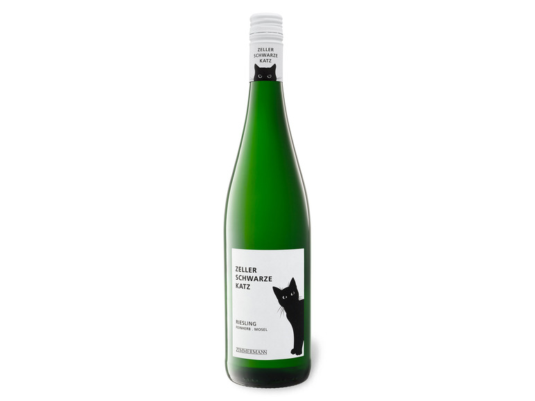 Zeller Schwarze Katz Riesling Mosel QbA feinherb, Weißwein 2024
