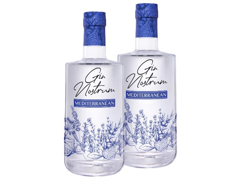 2 x 0,7-l-Flasche Spirituosenpaket Gin Nostrum Mediterranean Gin 40% Vol