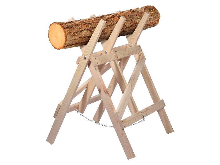 DOBAR Sägebock Massivholz, Natur