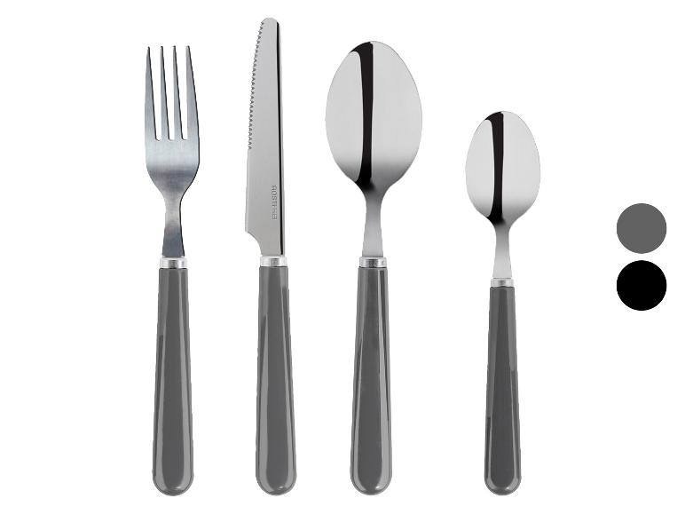 LIVARNO HOME Besteck-Set mit Kunststoffgriff, 24-teilig
