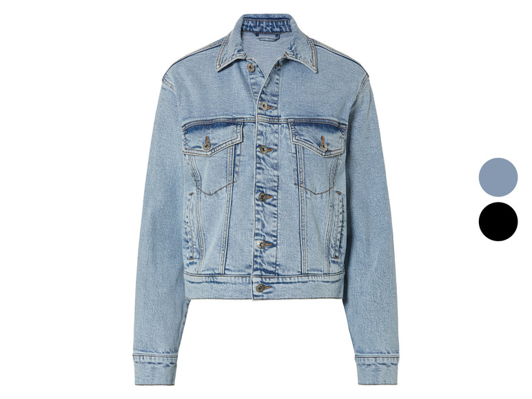 ESMARA® Damen Jeansjacke, weit geschnitten