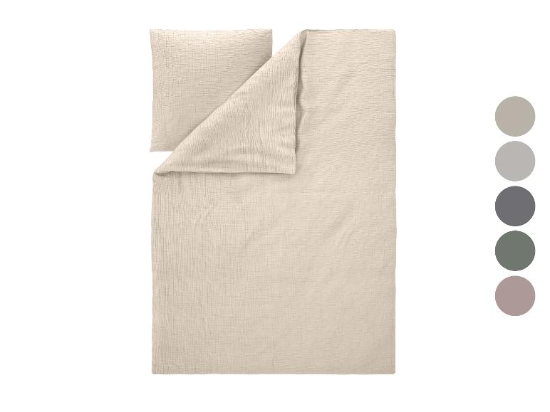 LIVARNO® Musselin-Bettwäsche, 155 x 220 cm