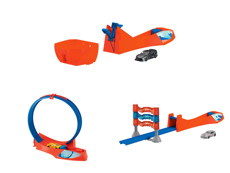 PLAYTIVE Die Cast Track Sets, mit Abschussrampe