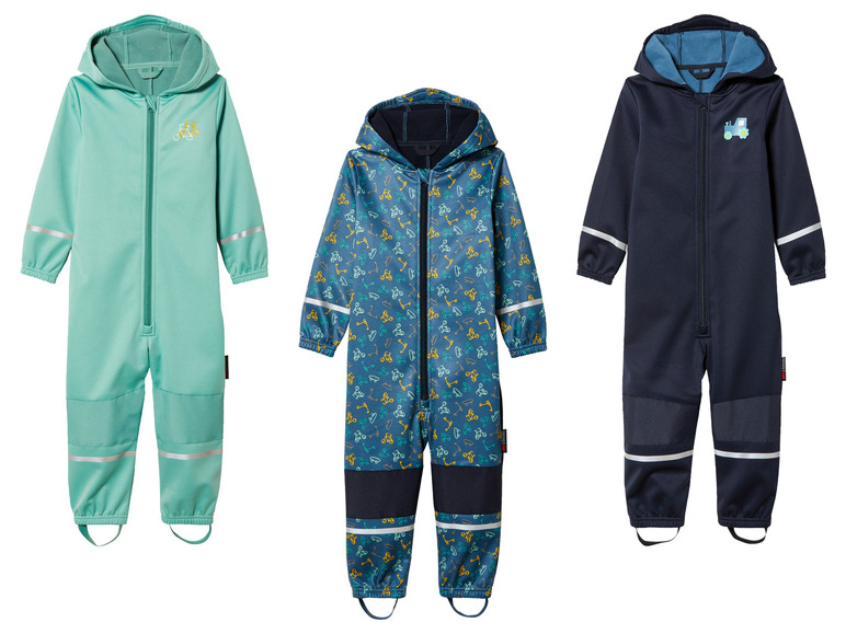LUPILU® Baby Kleinkinder Matsch- und Buddel-Overall Softshell, gefüttert