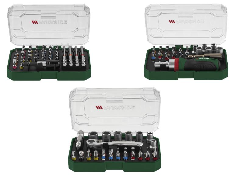 PARKSIDE® Ratschen-Bit- und Steckschlüssel-Set / Bit-Set / Ratschen-Schraubendreher-Bit- und Steckschlüssel-Set