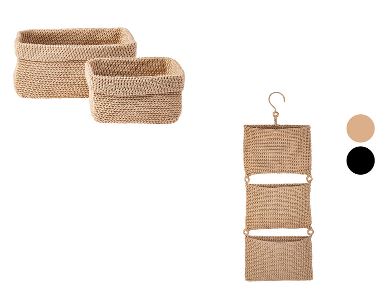 LIVARNO HOME Aufbewahrungskörbe / Hängeregal, 0,5 kg