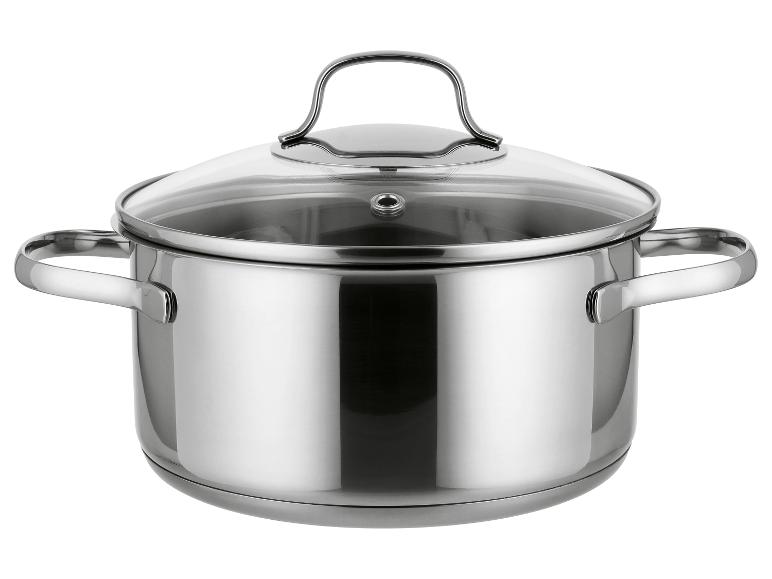 SILVERCREST® Premium-Edelstahltopf, Ø 20 cm