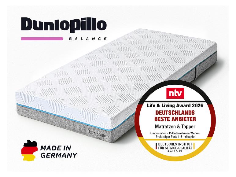 DUNLOPILLO 7-Zonen-Matratze BALANCE »KS 1.000«