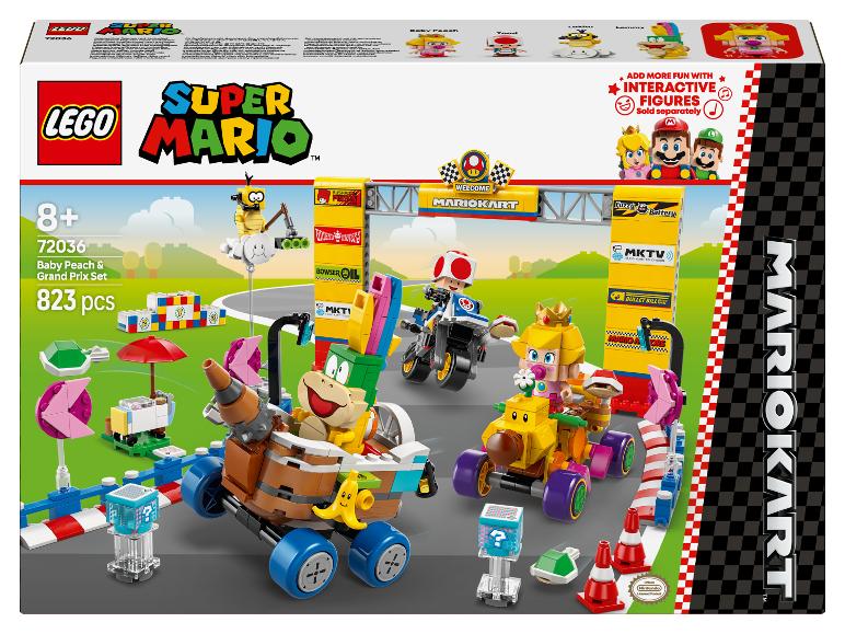 LEGO® SUPER MARIO 72036 Mario Kart - Baby Peach & Grand Prix-Set