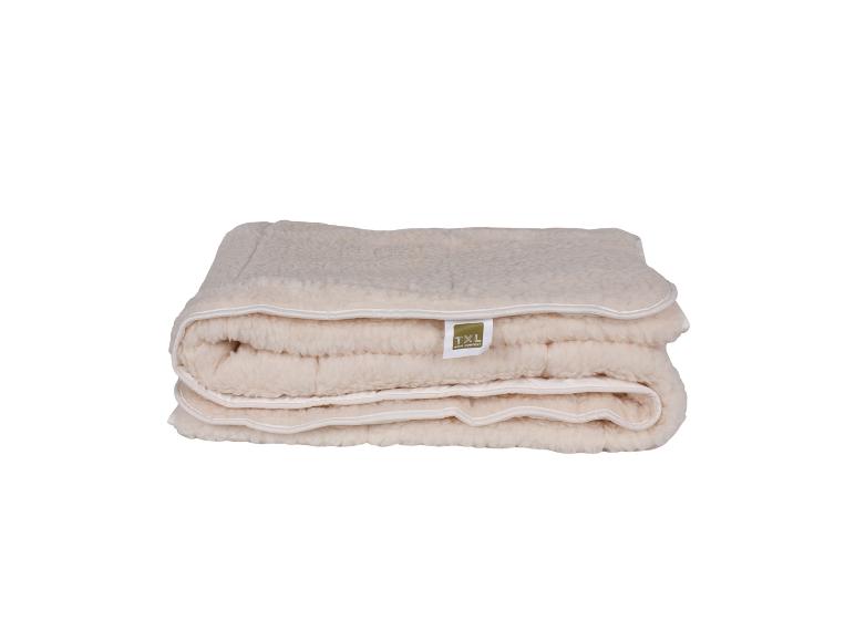 TXL COMFORT Schurwolle-Matratzenauflage, B 180 x L 200 cm