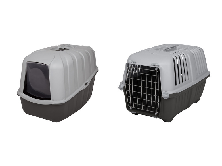 ZOOFARI® Katzentoilette / Transportbox, aus recyceltem Kunststoff