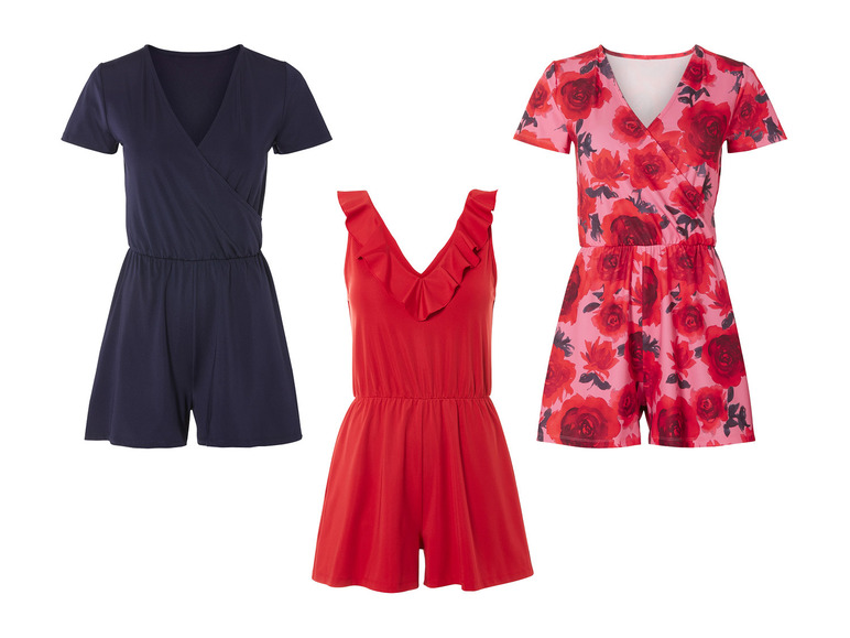 ESMARA® Damen Jumpsuit mit Gummizug in der Taille