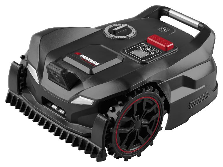 PARKSIDE PERFORMANCE® Akku-Mähroboter »PPAMR 1250 A1«, bis 1250 m² mit Akku, Ladestation und mit Kameraüberwachung ohne Begrenzungsdraht