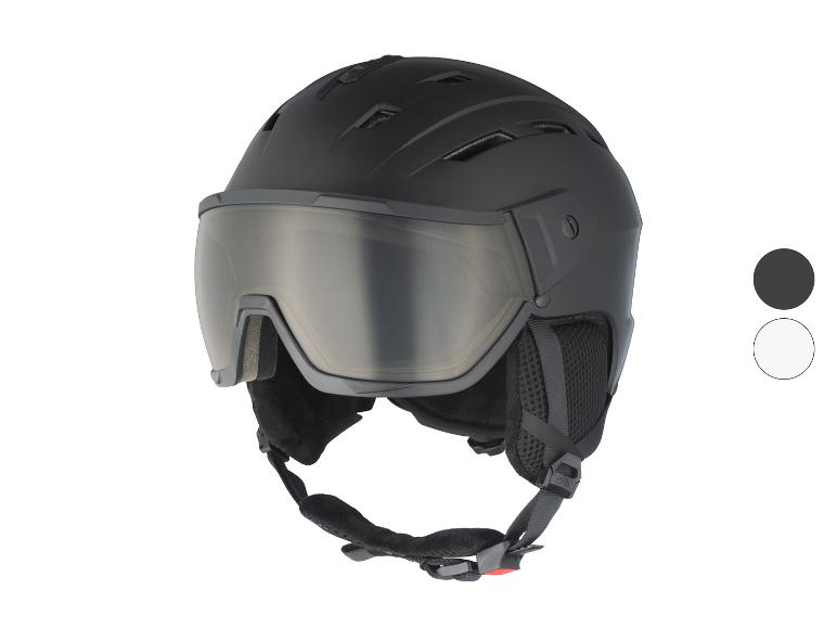 CRIVIT Damen Herren Skihelm mit selbsttönendem Visier