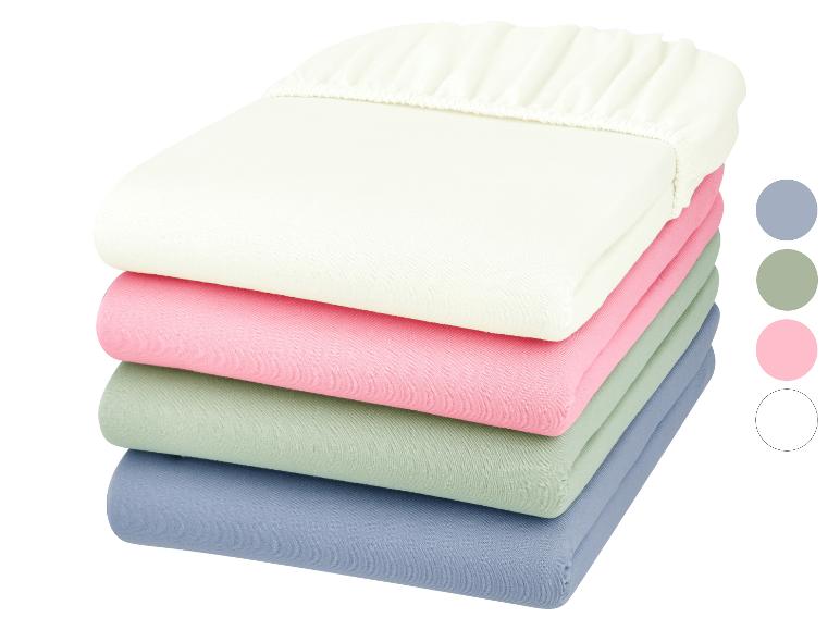 LIVARNO® Jersey-Spannbettlaken, 140-160 x 200 cm