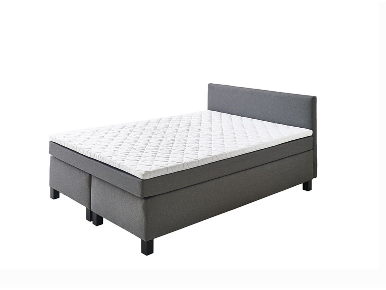 SUN GARDEN Boxspringbett »Bendigo«, mit 1 Bonell-Federkernmatratze, integrierter Topper