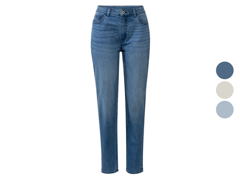 ESMARA® Damen Jeans, Mom Fit, hohe Leibhöhe