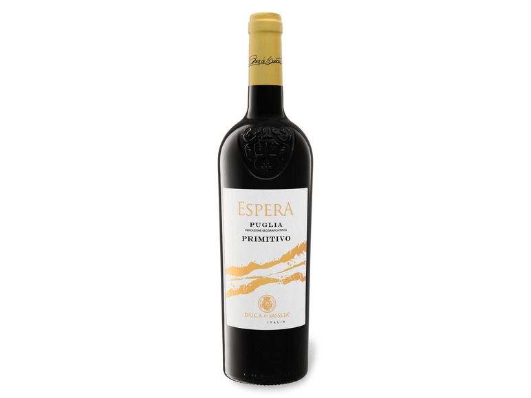 DUCA DI SASSETA Espera Primitivo Puglia IGT halbtrocken, Rotwein 2020
