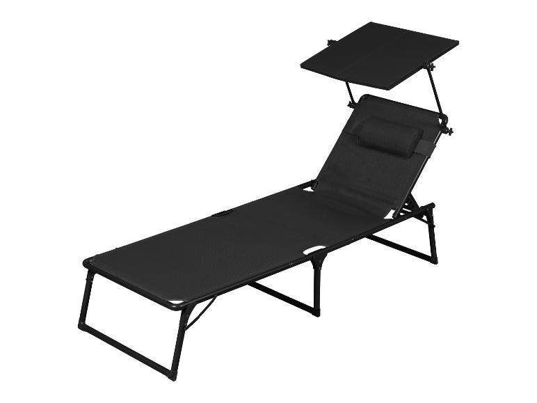 LIVARNO® Alu-Dreibeinliege »Houston«, schwarz