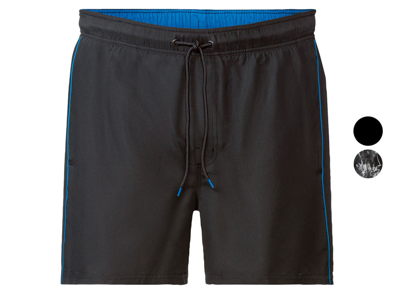 LIVERGY® Herren Badeshorts, pflegeleichte Qualität