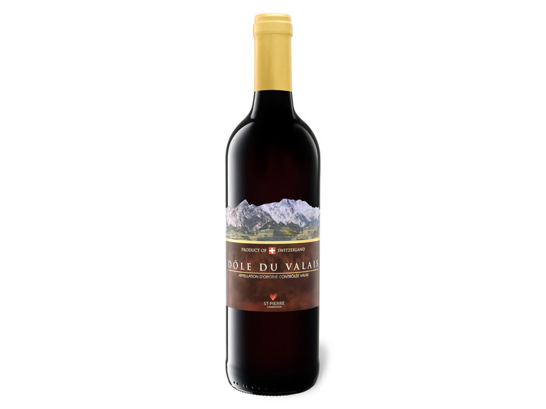 CAVE ST. PIERRE Dôle du Valais AOC Schweizer Rotwein trocken, Rotwein 2023