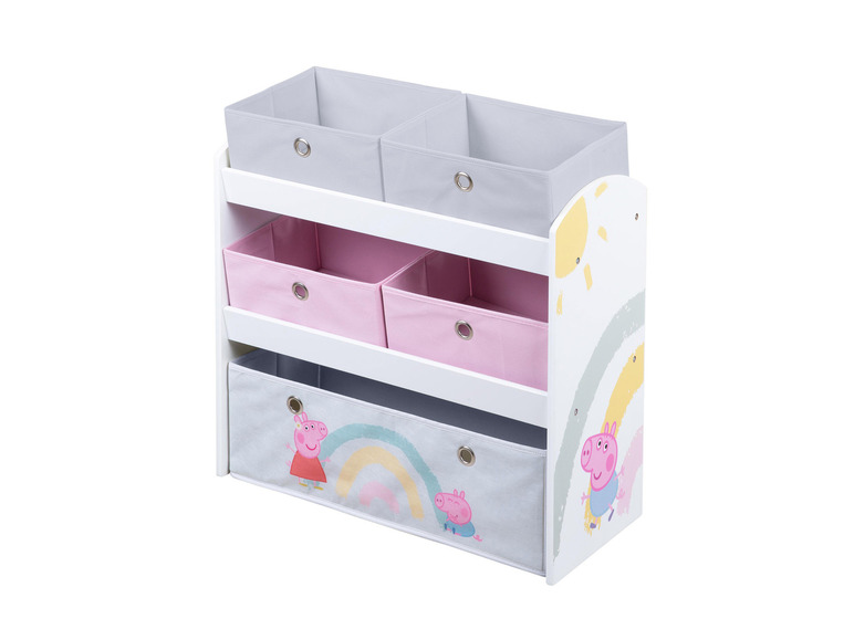 ROBA Spielregal »Peppa Pig«, mit Stoffboxen