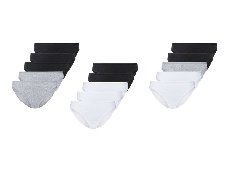 ESMARA® Damen Slips, 5 Stück, XL - 3XL