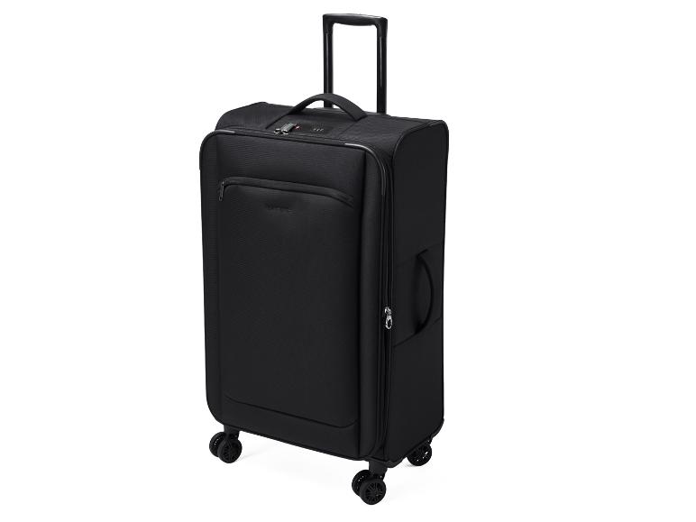 ESMARA® Trolley-Reisekoffer, schwarz, 96/108 L