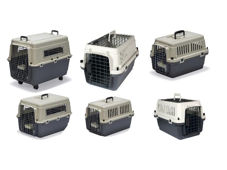 KARLIE Hunde Transportbox »Nomad«, grau/weiß