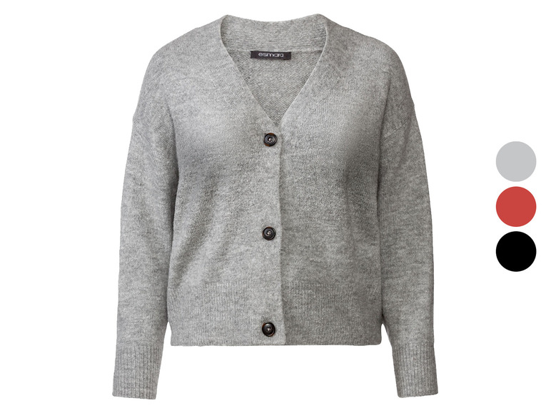 ESMARA® Damen Cardigan, leger geschnitten, mit V-Ausschnitt