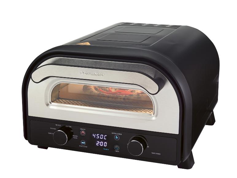 SILVERCREST® Pizzaofen Elektrisch »SPE 2400 A1«, mit Cordierit-Pizzastein