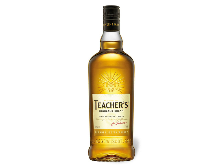 TEACHER'S Highland Cream Blended Scotch Whisky 40% Vol