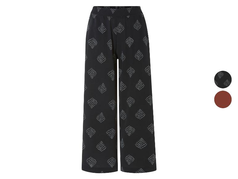 ESMARA® Damen Wide-Leg Hose, modische 7/8-Länge