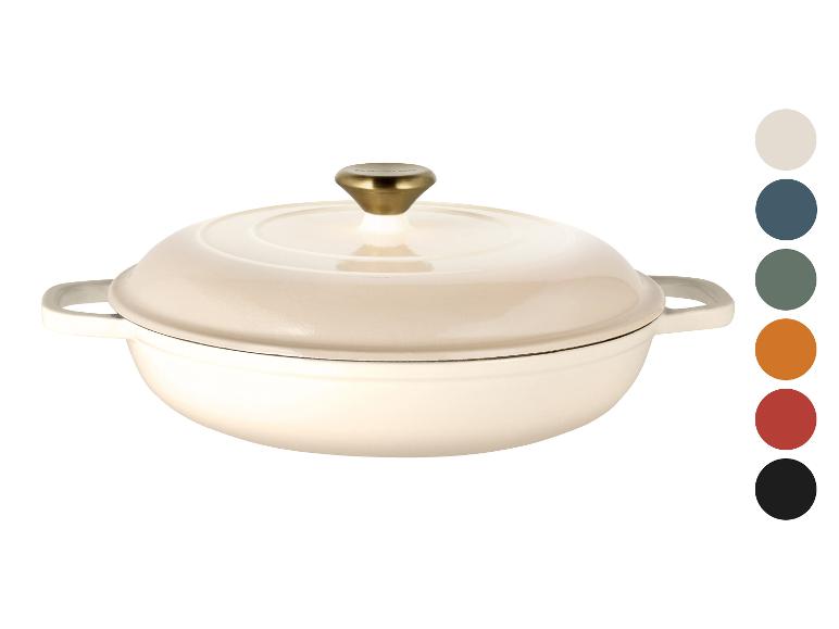 SILVERCREST® Premium-Gusseisenservierpfanne, Ø 30 cm