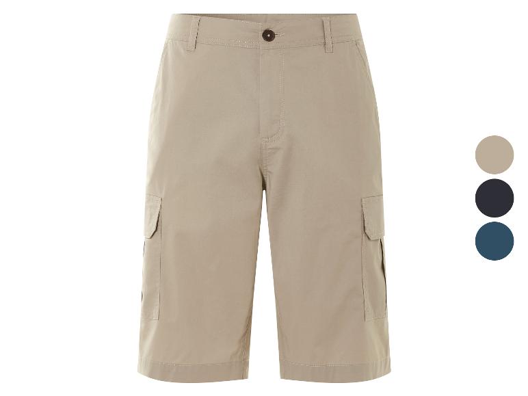 LIVERGY® Herren Cargo-Bermudas, leger geschnitten
