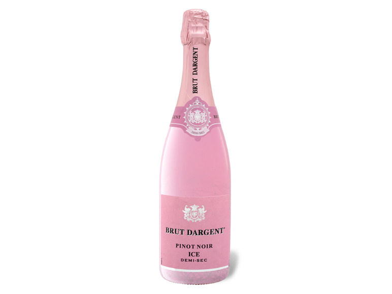 BRUT DARGENT Ice Pinot Noir Rosé halbtrocken, Schaumwein