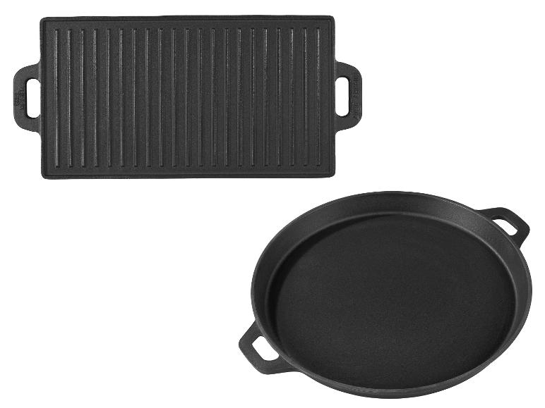 GRILLMEISTER Gusseisen-Grillplatte / -Grillpfanne