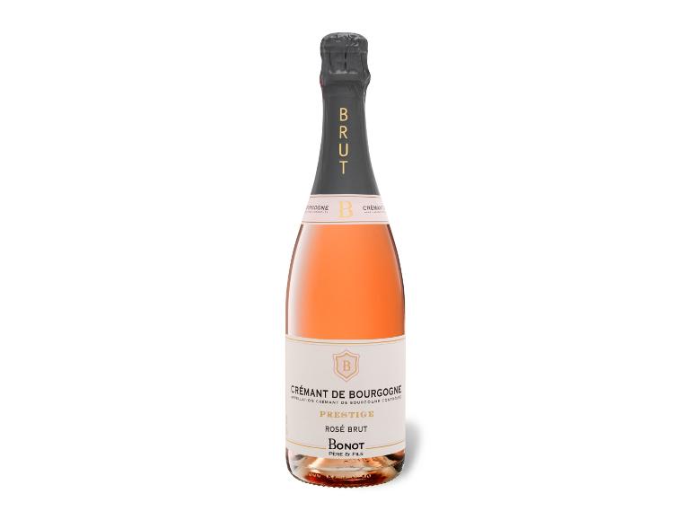 BONOT PÉRE & FILS Crémant de Bourgogne Prestige AOC brut rosé, Schaumwein