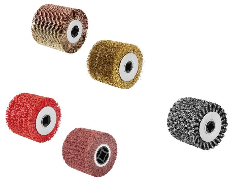 PARKSIDE® Draht- und Lamellenbürsten-Set / Drahtbürste / Kunstfaser- und Nylonbürsten-Set