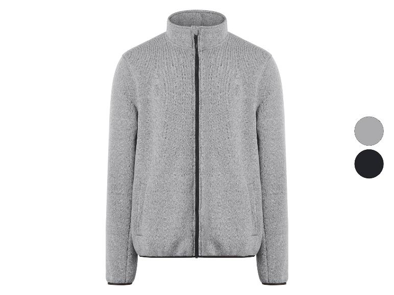 ESMARA MEN Herren Strickfleece-Jacke