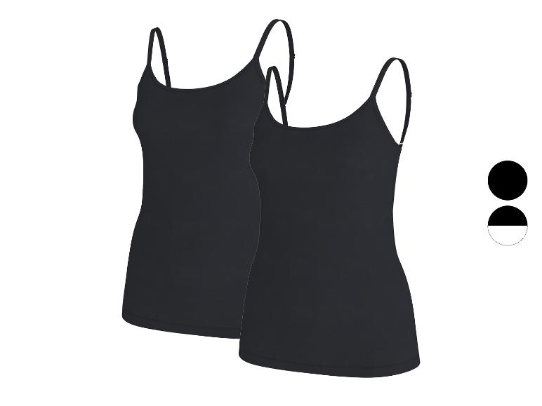 ESMARA® Damen Spaghettitops, 2 Stück