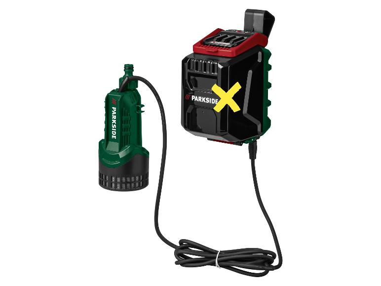 PARKSIDE® 20 V Akku-Regenfasspumpe »PRPA 20-Li B3«, ohne Akku und Ladegerät