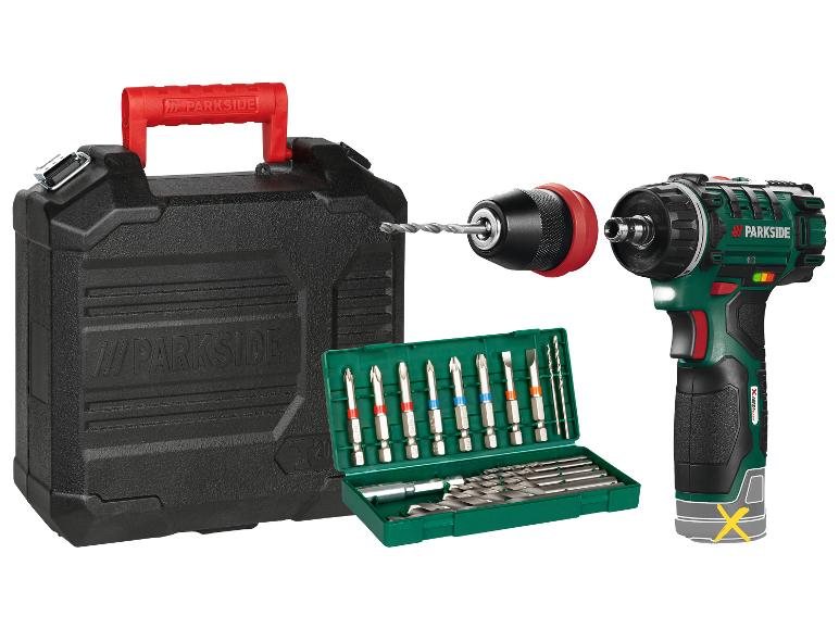PARKSIDE® 12 V Akku-Bohrschrauber »PBSA 12 E4«, ohne Akku und Ladegerät