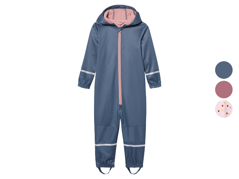 LUPILU® Baby Kleinkinder Matsch- und Buddel Overall Softshell, gefüttert
