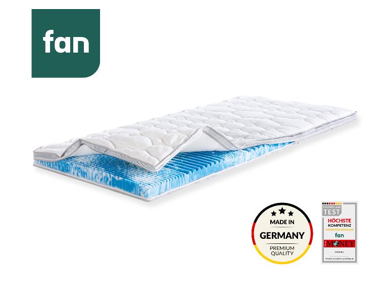 f.a.n. Topper "Gel-Feeling", 7-Zonen-Gelschaumkern