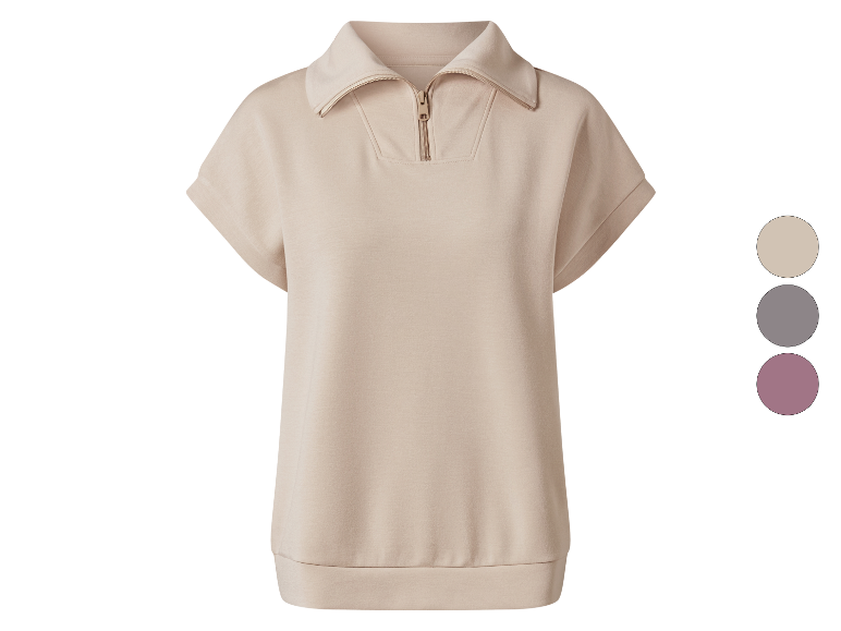 ESMARA® Damen Sweatshirt, mit Half-Zip