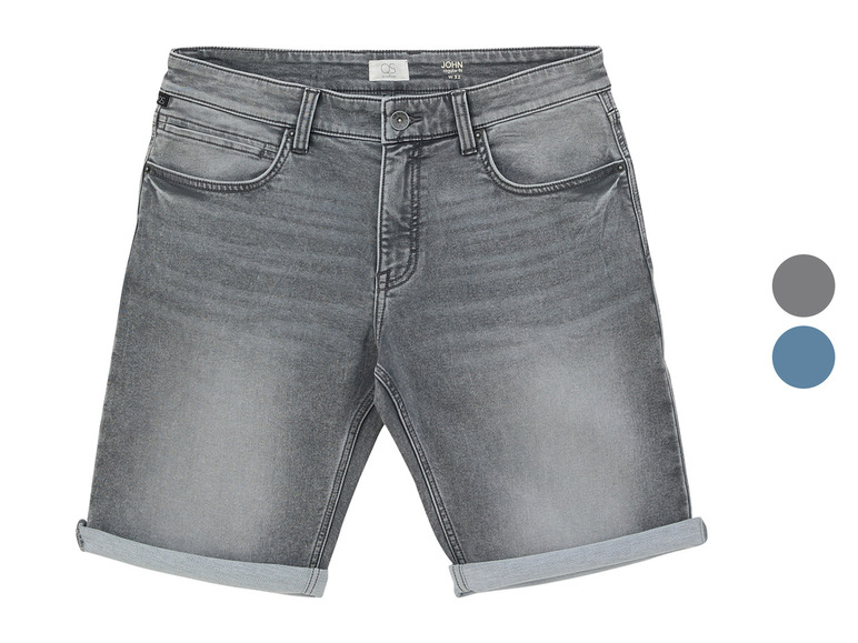 QS BY S.OLIVER Herren Denim-Shorts mit Baumwolle