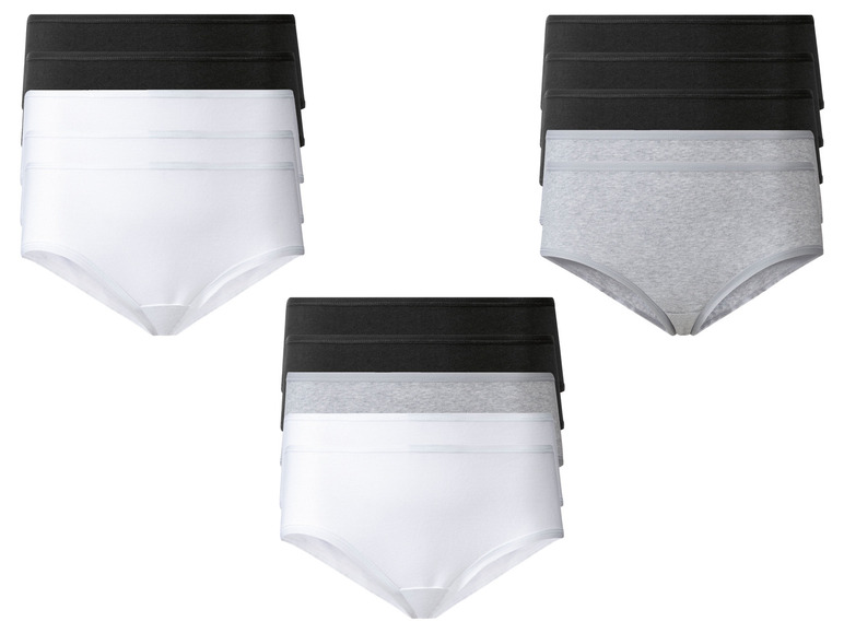 ESMARA® Damen Hipster, 5 Stück, hoher Baumwollanteil